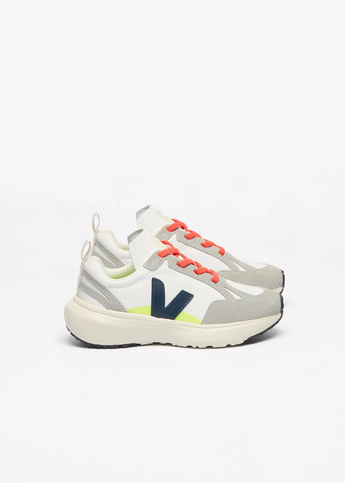 SMALL CANARY LIGHT O T LEATHER | WHITE NAUTICO VEJA
