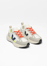 Load image into Gallery viewer, SMALL CANARY LIGHT O T LEATHER | WHITE NAUTICO VEJA