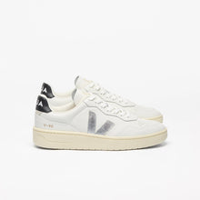 Load image into Gallery viewer, V-90 LEATHER | WHITE SILVER BLACK VEJA