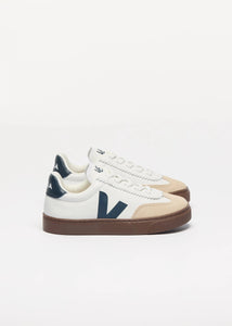 SMALL VOLLEY O T LEATHER WHITE | NAUTICO BARK VEJA