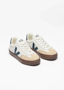 SMALL VOLLEY O T LEATHER WHITE | NAUTICO BARK VEJA