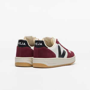 V-10 LEATHER | WHITE BLACK AMARANTE VEJA