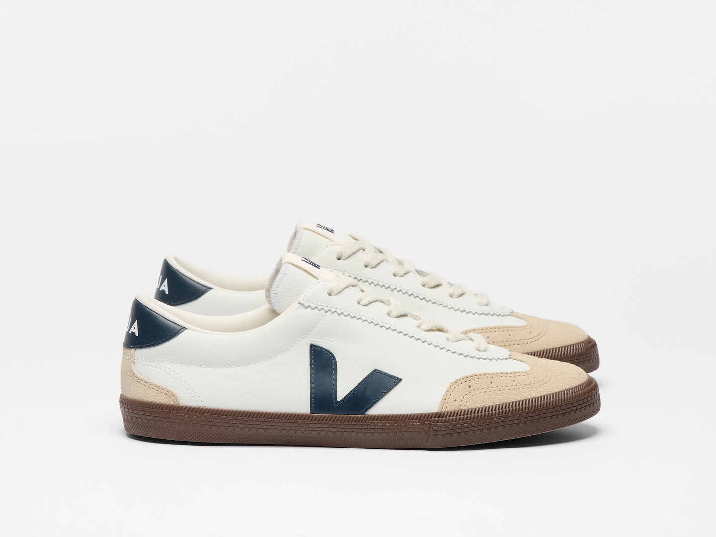 VOLLEY LEATHER | WHITE NAUTICO BARK