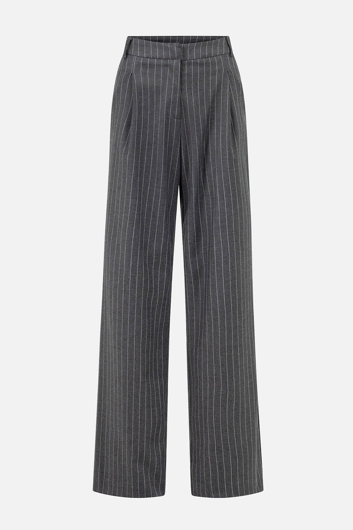 CARA PINSTRIPE PANTS | GREY MELANGE ALCHEMIST