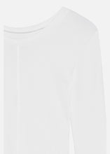 Load image into Gallery viewer, Won Hundred Irine Ls Top In Bright White — product view