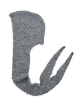 Load image into Gallery viewer, WRAPPI-M BRUSHY SCARF | MEDIUM GREY MELANGE — packshot de face — photo officielle MBYM