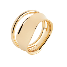 Charger l&#39;image dans la galerie, MARIA BLACK MIDNIGHT RING | GOLD