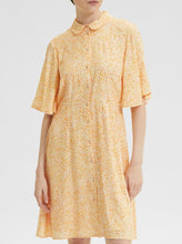 Load image into Gallery viewer, ORANGE PRINTED SHIRT DRESS FROM SELECTED