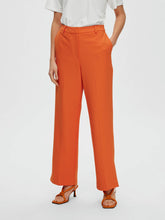 Charger l&#39;image dans la galerie, SLFMYNELLA HW STRAIGHT PANT | ORANGEADE FROM SELECTED
