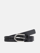 Load image into Gallery viewer, royal republic TRAPEZE LEATHER BELT | BLACK