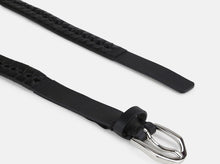Load image into Gallery viewer, ROYAL REPUBLIQ TRAPEZE LEATHER BELT | BLACK
