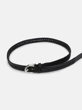 Load image into Gallery viewer, ROYAL REPUBLIQ TRAPEZE LEATHER BELT | BLACK