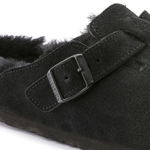 Charger l&#39;image dans la galerie, BOSTON SHEARLING SUEDE LEATHER | BLACK