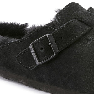 BOSTON SHEARLING SUEDE LEATHER | BLACK