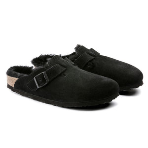 BOSTON SHEARLING SUEDE LEATHER | BLACK