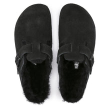 Charger l&#39;image dans la galerie, BOSTON SHEARLING SUEDE LEATHER | BLACK