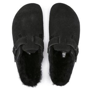 BOSTON SHEARLING SUEDE LEATHER | BLACK