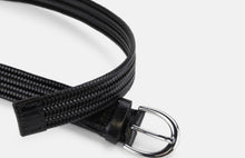 Load image into Gallery viewer, ROYAL REPUBLIQ LEATHER TOWN BRAIDED BELT | BLACK
