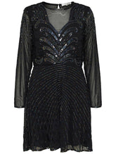 Load image into Gallery viewer, SLFJUNA BEADED DRESS | BLACK