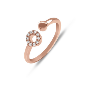 TWIN CIRCLE RING -  DIAMANTI PER TUTTI DIAMANTTI PER TUTTI