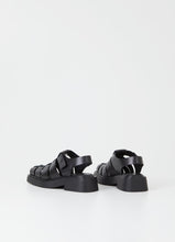 Load image into Gallery viewer, EYRA SANDALS BLACK | BLACK