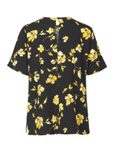 Load image into Gallery viewer, JULIET MALEAH PRINT TOP | MALEAH PRINT YELLOW FLOWERS MBYM