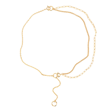 Load image into Gallery viewer, MARÍA BLACK COCKTAIL NECKLACE | GOLD