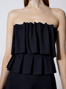 sleeveless A-line dress cut from our recycled polyamide and elastane blend from House of Dagmar