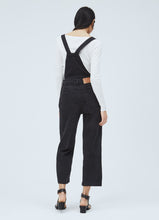 Load image into Gallery viewer, SHAY DUNGAREE | BLACK DENIM