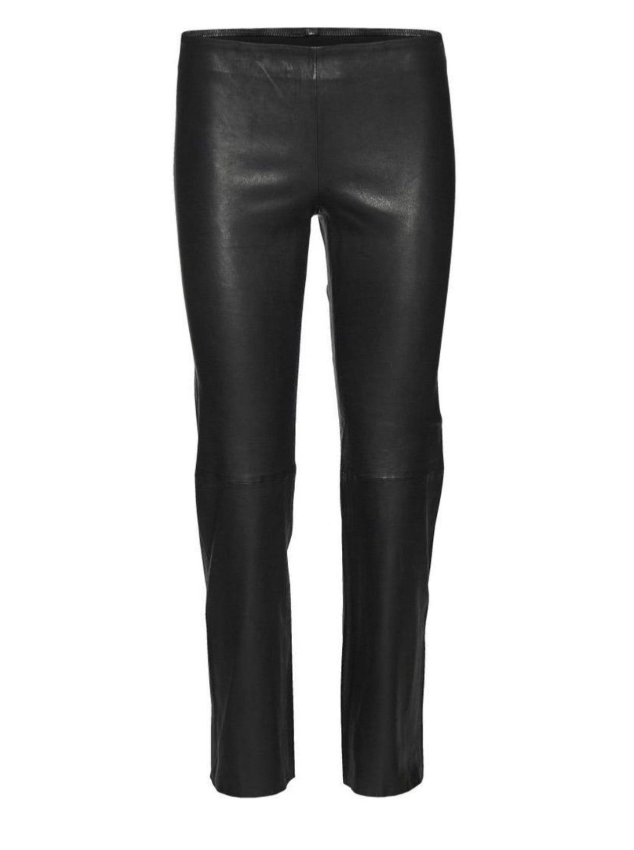 Stretch Leather Pants