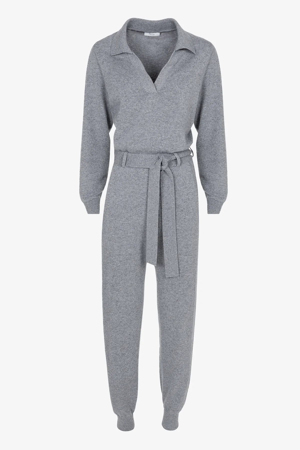 GIANNA KNITTED JUMPSUIT | MARLED GREY FROM AME ANTWERP