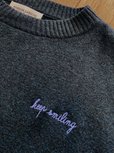 Load image into Gallery viewer, Maison Labiche SWEATER IN WOOL  VIVIENNE KEEP SMILING | NAVY