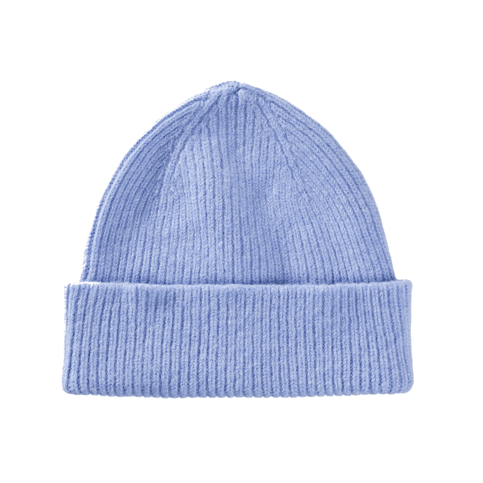 le bonnet en laine bleu ciel 