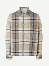 Load image into Gallery viewer, SAMSOE PLUM SHIRT JACKET | OATMEAL CH