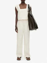 Charger l&#39;image dans la galerie, IGDA HIGH WAIST TROUSERS | VANILLA CREAM BY MALENE BIRGER