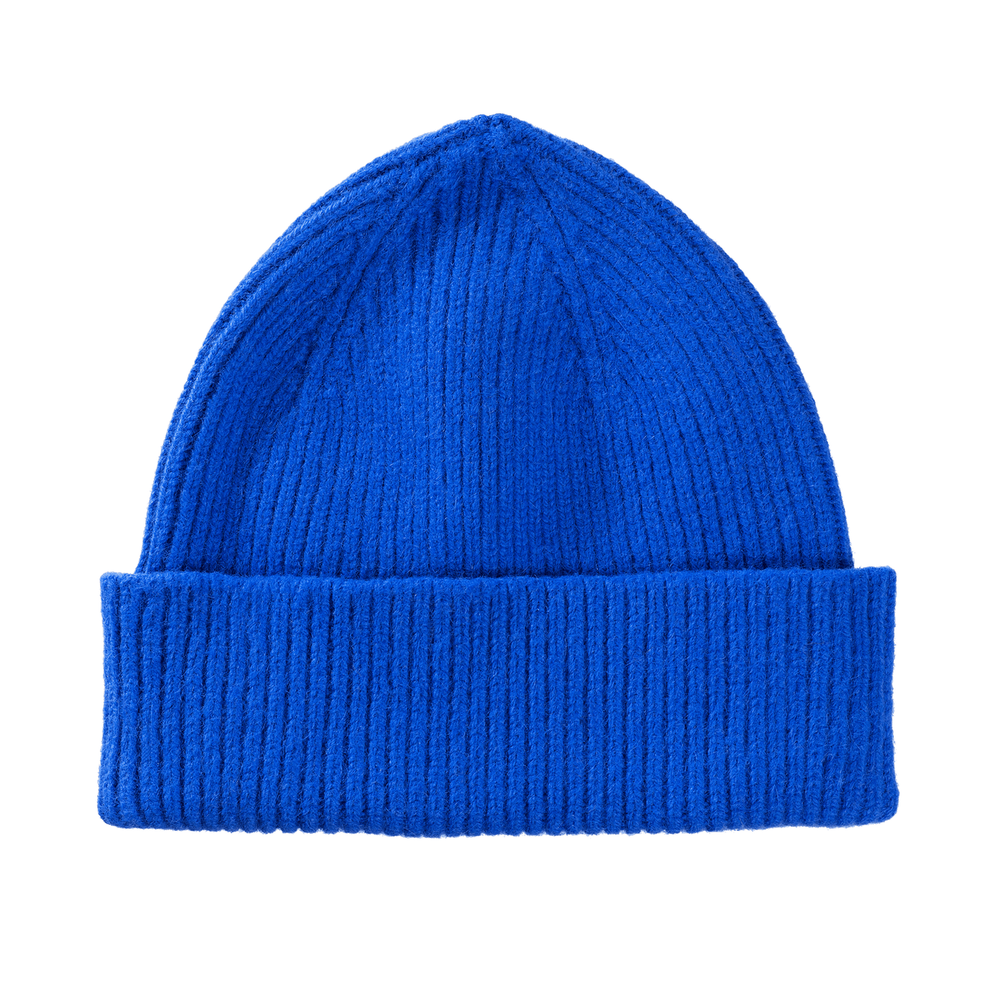 le bonnet en laine bleu électrique azure