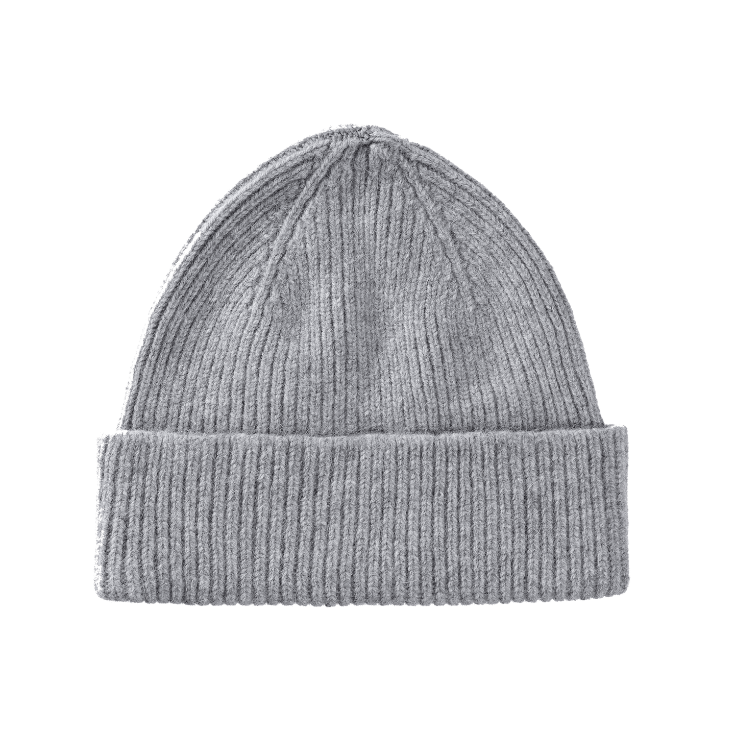 le bonnet en laine gris 