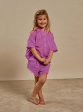 Load image into Gallery viewer, Mabel Mini Shorts in purple from Love Stories