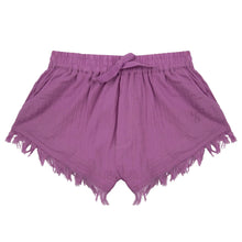 Load image into Gallery viewer, Mabel Mini Shorts in purple from Love Stories 