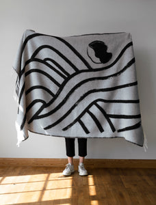 SOFIA LIND WOOL BLANKET | DOVE BY FINE LITTLE DAY