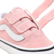 Load image into Gallery viewer, TODDLER OLD SKOOL VELCRO SHOES | POWDER PINK/ TRUE WHITE
