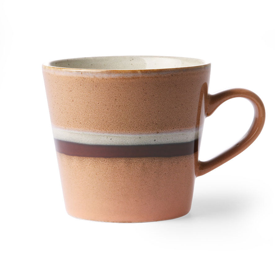 CERAMIC 70'S CAPPUCCINO MUG | STREAM