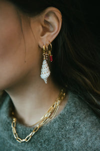 CONCH SHELL EARRING | GOLD