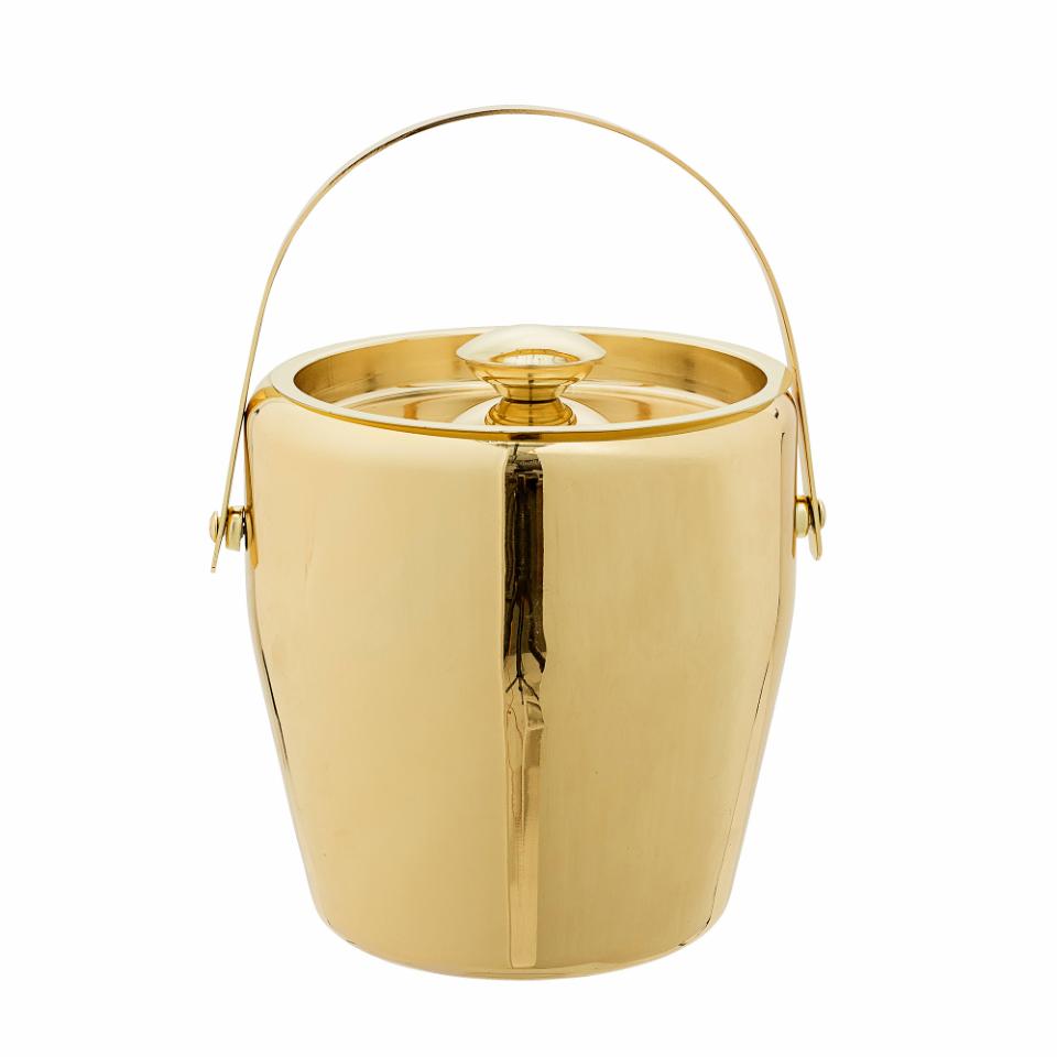 Cocktail Ice Bucket, Gold, Stainless Steel from Bloomingville