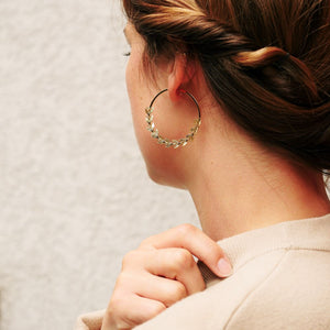 Boucles d'oreilles Jeanne (plaqué or) Tiroir de Lou