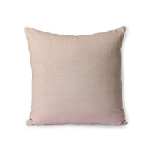 Load image into Gallery viewer, STRIPED VELVET CUSHION | BEIGE/LIVER