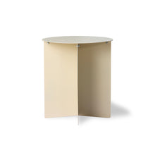 Load image into Gallery viewer, METAL SIDE TABLE ROUND | CREAM