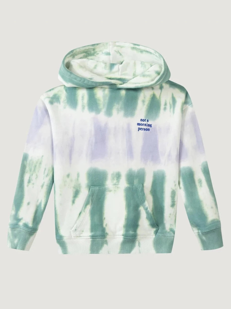 NOT A MORNING PERSON PLANTES HOODIE | CELADON & TYE AND DIE FROM MAISON LABICHE