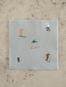 PAPER NAPKINS SKIERS FROM FINE LITLLE DAY