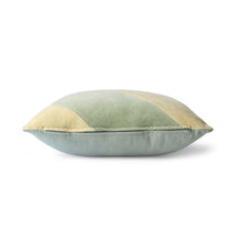 Load image into Gallery viewer, STRIPED VELVET CUSHION | MINT/GREEN hk living